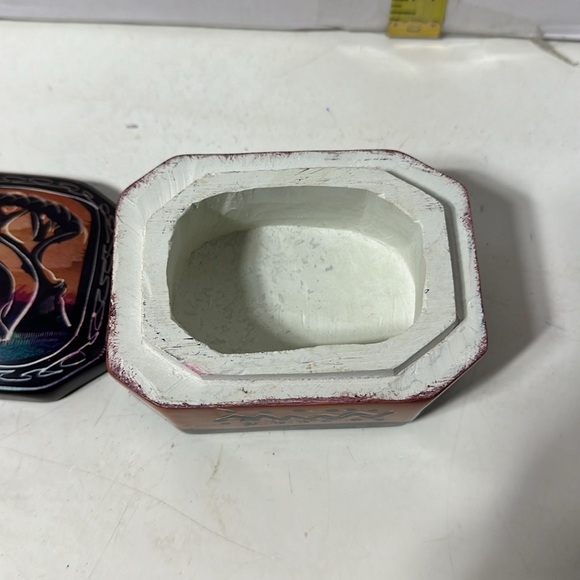 Soap Stone Hippo Trinket Box 4x3x21/2 - Picture 2 of 7